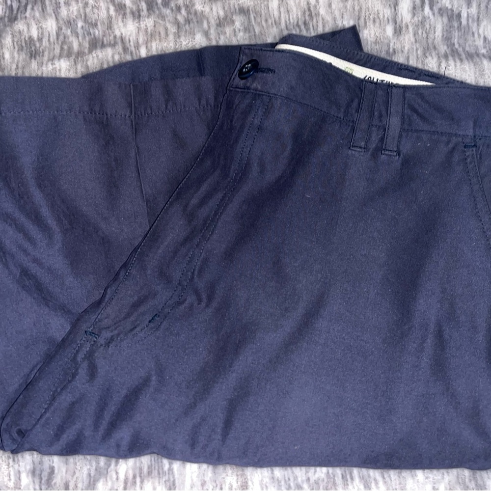 Men’s Navy Blue Dress Shorts by Solitude